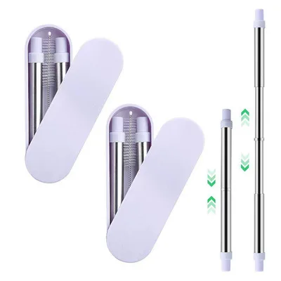 Eco-Friendly Round Collopsible Reusable Portable Stainless Steel Foldable Folding Drinking Straw, Green,pink,purple,blue,black
Eco-Friendly Round Collopsible Reusable Portable Stainless Steel Foldable Folding Drinking Straw, Green,pink,purple,blue,black