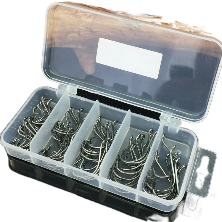 2022 New fishhook 7384# black nickeled olecranon single hook set/tackle fishing hook 
2022 New fishhook 7384# black nickeled olecranon single hook set/tackle fishing hook