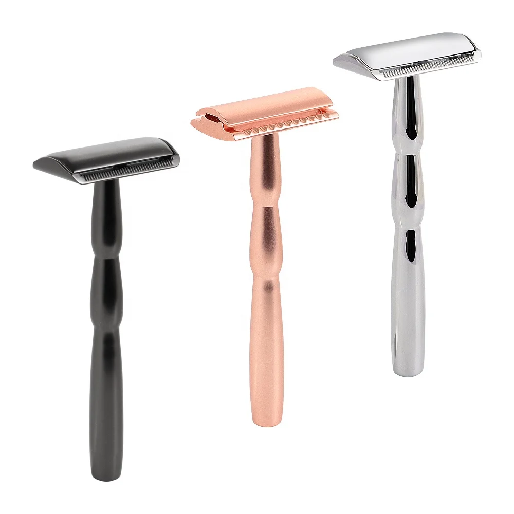 Ready To Ship Eco Friendy Face Metal Black Double Edge Safety Razor Blade Men Shaving Razor Aluminum, Customized color
Ready To Ship Eco Friendy Face Metal Black Double Edge Safety Razor Blade Men Shaving Razor Aluminum, Customized color