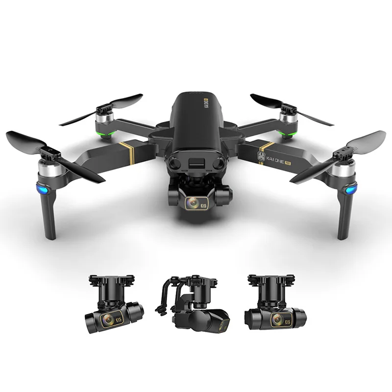 Newest RC Drone KAI ONE Three-axis gimbal 8K HD Dual Camera Brushless Motor With GPS 5G Wifi Quadcopter Rc Distance Kai One, Black
Newest RC Drone KAI ONE Three-axis gimbal 8K HD Dual Camera Brushless Motor With GPS 5G Wifi Quadcopter Rc Distance Kai One, Black