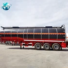 12R22.5 LUYI 3 Axle Asphalt Bitumen Fuel Tank Semi Trailer For Sale