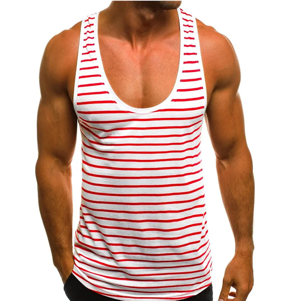 2020 Brand New Mens Casual Striped Sleeveless O Neck Vest Summer Beach Sportswear Holiday Tank Vest, Customized colors
2020 Brand New Mens Casual Striped Sleeveless O Neck Vest Summer Beach Sportswear Holiday Tank Vest, Customized colors