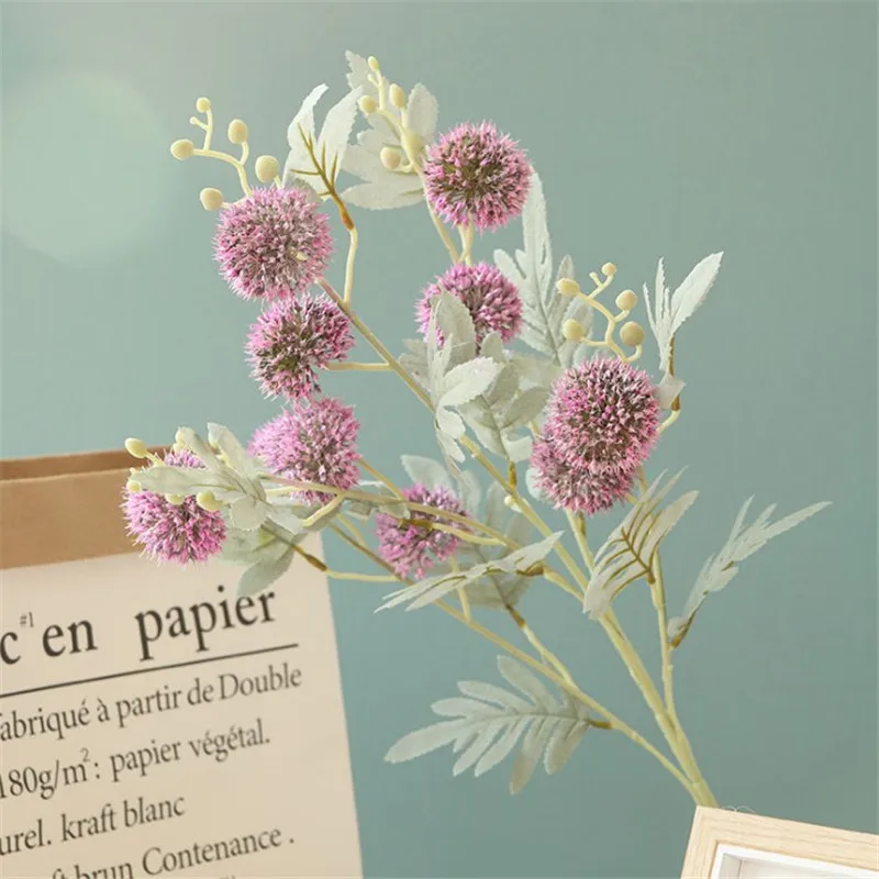 Home hotel decor 10 heads 5 forks Artificial plastic pricking balls long stem with leaves
Home hotel decor 10 heads 5 forks Artificial plastic pricking balls long stem with leaves