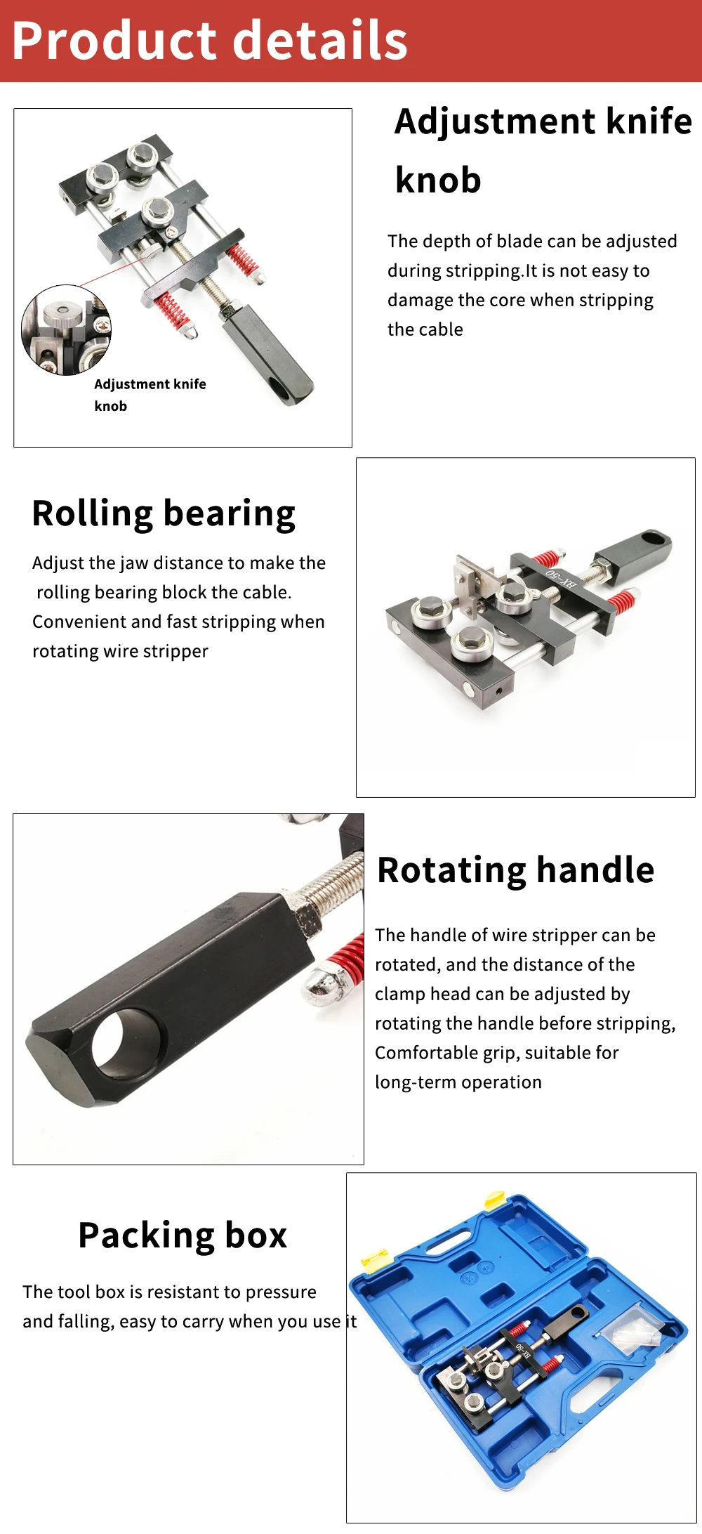 Dụng Cụ Tước Cáp Cầm Tay Bx Dây Vũ Nữ Thoát Y Có Thể Sử Dụng Dải Công Cụ