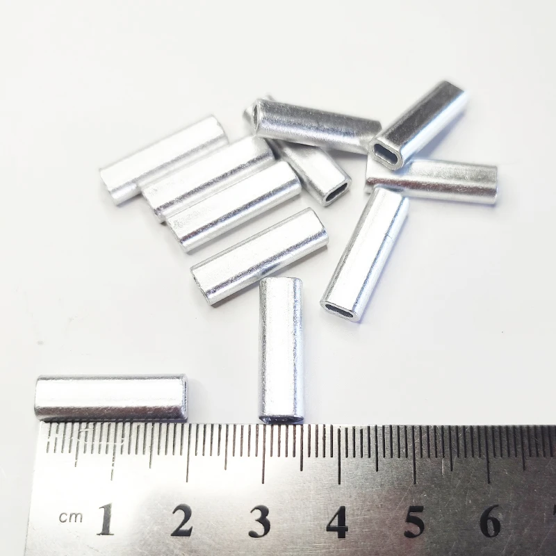 Alpha Wholesale Aluminum Crimps Sleeve for Long Line Fishing, Aluminum color crimp sleeve
Alpha Wholesale Aluminum Crimps Sleeve for Long Line Fishing, Aluminum color crimp sleeve
