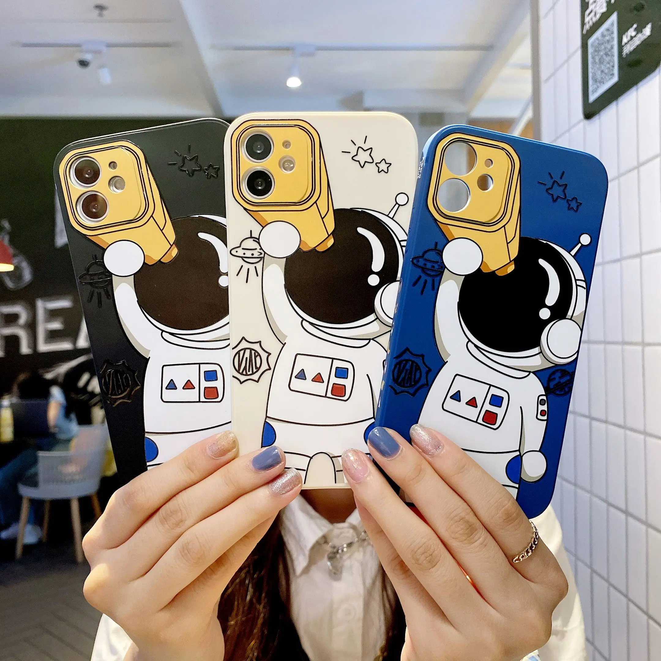 2021 New Design Edge Printing Astronauts Spaceman Soft TPU Phone Case Cover For iPhone 13 Mini Pro Max
2021 New Design Edge Printing Astronauts Spaceman Soft TPU Phone Case Cover For iPhone 13 Mini Pro Max