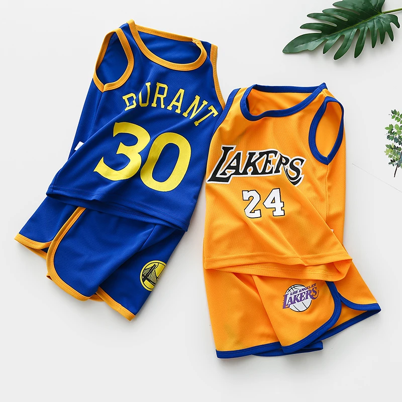 New Kids Boys Sleeveless Basketball Jersey Summer Clothing Sets Children Two Piece Vest +Shorts Clothes Set for Sport Wear, 5 colors
New Kids Boys Sleeveless Basketball Jersey Summer Clothing Sets Children Two Piece Vest +Shorts Clothes Set for Sport Wear, 5 colors