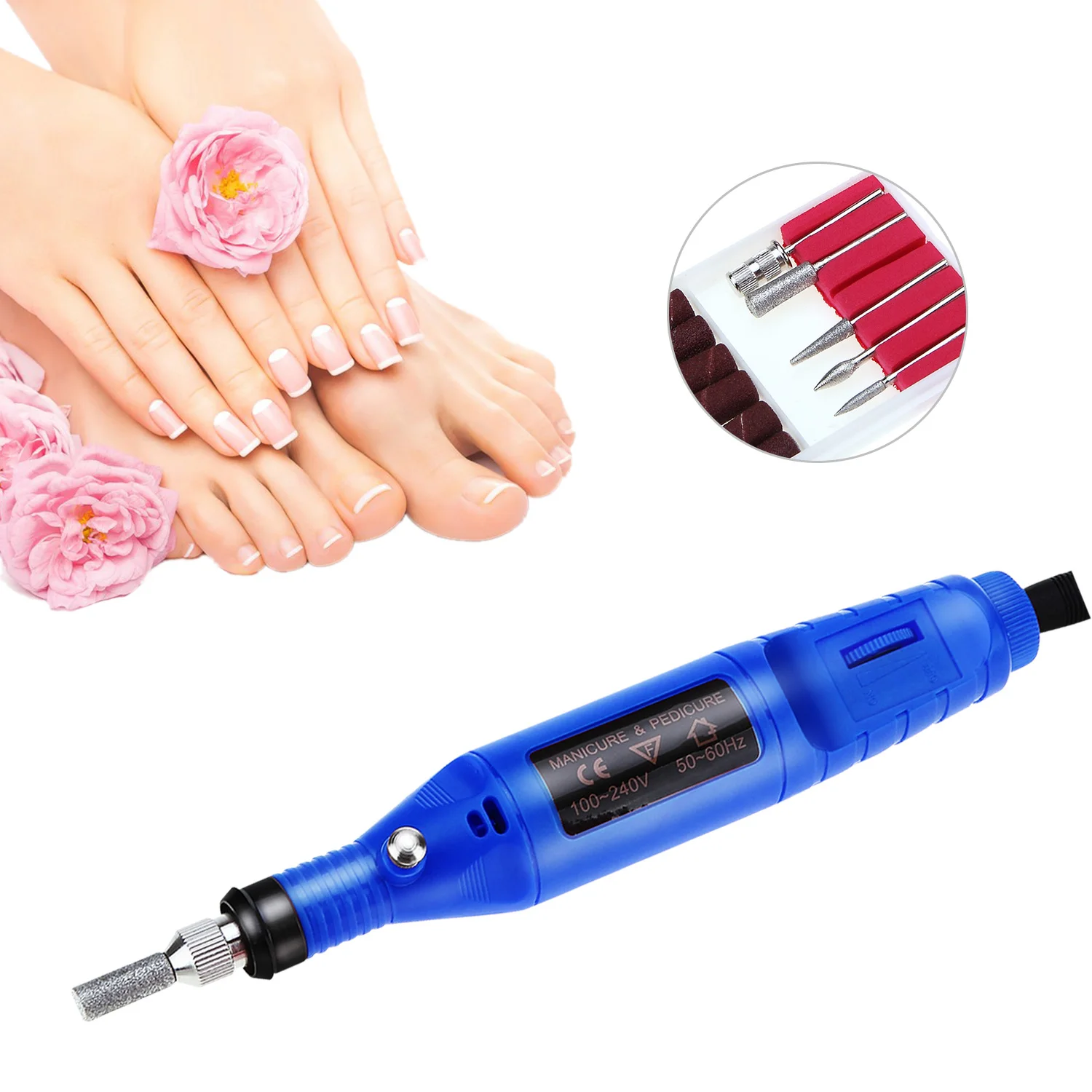 Mini electric foot grinder 2020 best sell Peeling machine Wholesale price Electric pedi foot care, Blue, rose red , black
Mini electric foot grinder 2020 best sell Peeling machine Wholesale price Electric pedi foot care, Blue, rose red , black