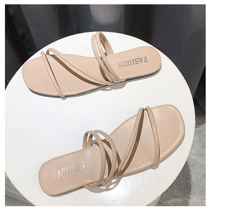Slippers Women Summer 2021 Korean Version New Square-toe Flat-heel Candy Color Fashion Outer Wear Sandals Slippers, Colors
Slippers Women Summer 2021 Korean Version New Square-toe Flat-heel Candy Color Fashion Outer Wear Sandals Slippers, Colors