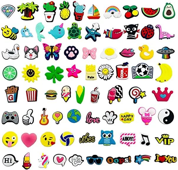 Cheap Custom New Design Soft PVC Cartoon Croc Shoe Charm Wholesale Bags Cherry OEM Decorations, Customized color
Cheap Custom New Design Soft PVC Cartoon Croc Shoe Charm Wholesale Bags Cherry OEM Decorations, Customized color