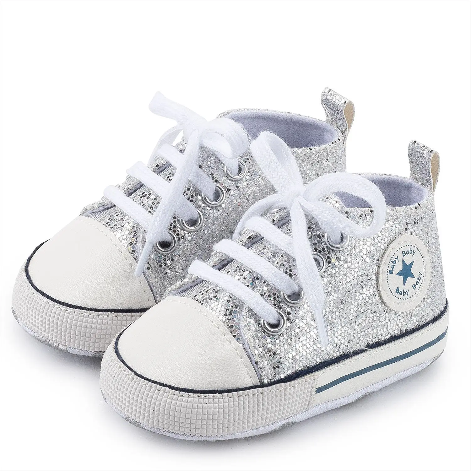 Pure Color Casual Baby Shoes Baby Classic Sequined Canvas Shoes Soft-Soled Toddler Shoes XQM
Pure Color Casual Baby Shoes Baby Classic Sequined Canvas Shoes Soft-Soled Toddler Shoes XQM