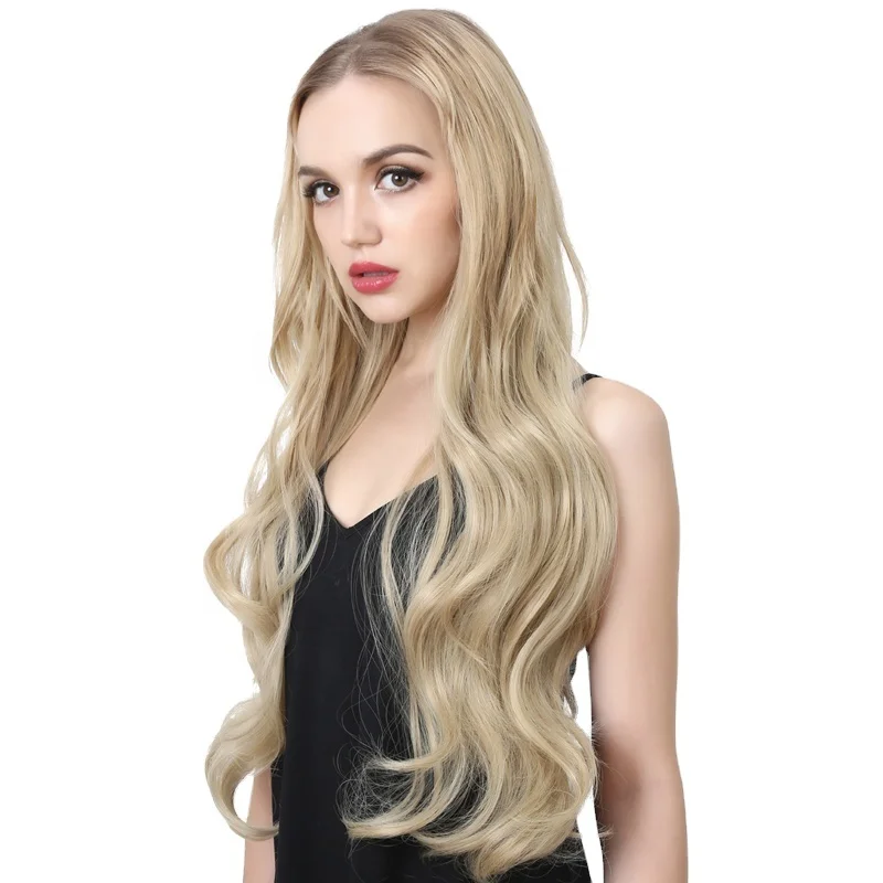 SARLA 30 Inch Long Afro Water Body Wave Natural Synthetic Invisible Clip in Hair Extension 3/4 Half Wigs U Part Wigs With Clips
SARLA 30 Inch Long Afro Water Body Wave Natural Synthetic Invisible Clip in Hair Extension 3/4 Half Wigs U Part Wigs With Clips