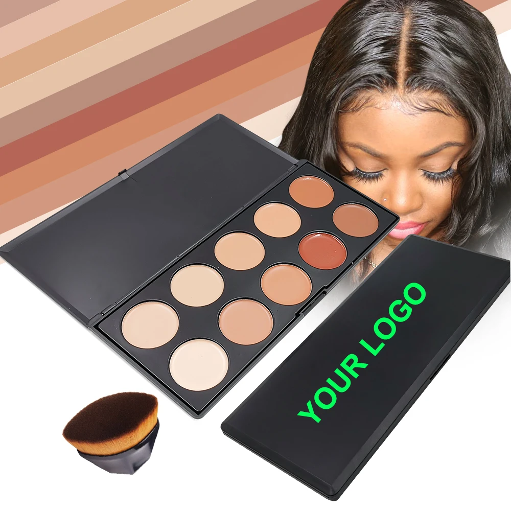 New 10 Shades Match Your Lace Wig Knots Concealer Cream Lace Tinting Palette & Brush
New 10 Shades Match Your Lace Wig Knots Concealer Cream Lace Tinting Palette & Brush