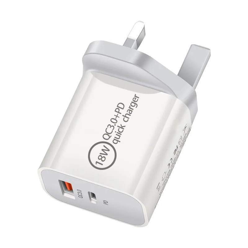 Dual Port QC3.0 Wall Charger 18W 20W PD Quick Charger Travel Charger for iPhone 12 pro max iphone 11, White
Dual Port QC3.0 Wall Charger 18W 20W PD Quick Charger Travel Charger for iPhone 12 pro max iphone 11, White