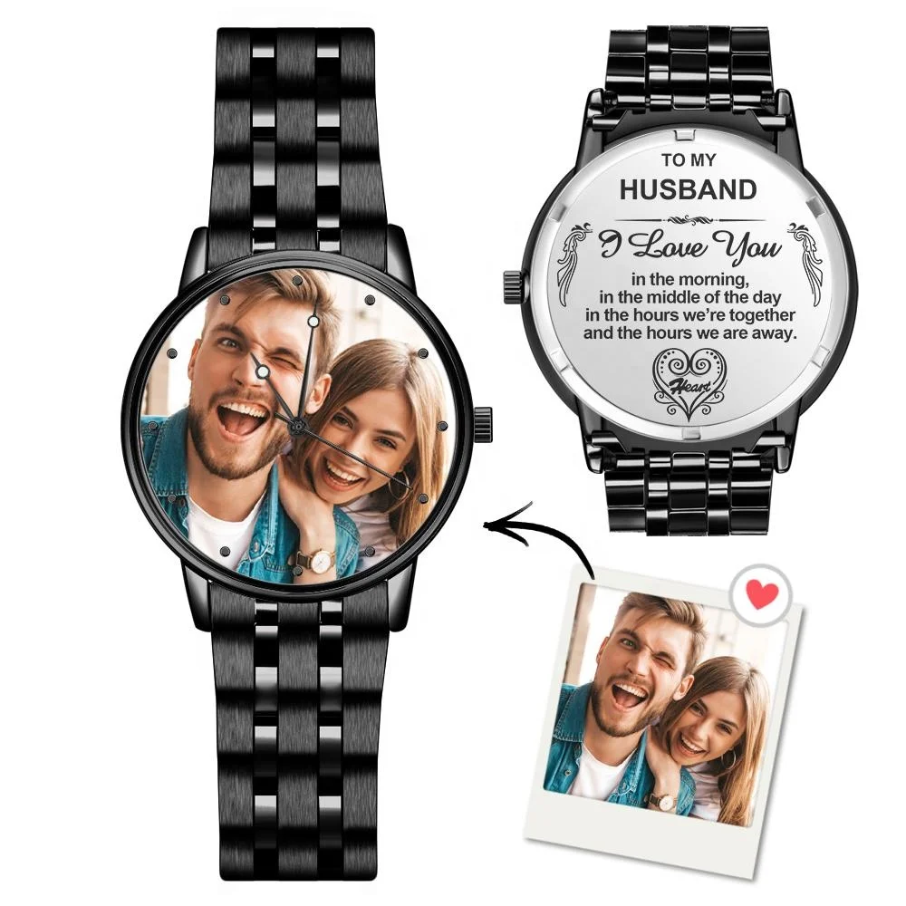 38mm Personalized Watches Relojes Hombre Black Alloy Quartz Oem Brand To My Husband I Love You Hands Wristwatches
38mm Personalized Watches Relojes Hombre Black Alloy Quartz Oem Brand To My Husband I Love You Hands Wristwatches