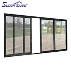 Canada CSA standard high quality balcony sliding glass door for hotel room