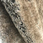 Wholesale cheap price 21mm 1500g/m fake plush tip dyed faux fur fabric