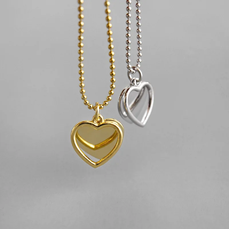 2020 New Arrival S925 Sterling Silver Double Heart Pendant Necklaces Collares for Valentine's Day, Picture color
2020 New Arrival S925 Sterling Silver Double Heart Pendant Necklaces Collares for Valentine's Day, Picture color