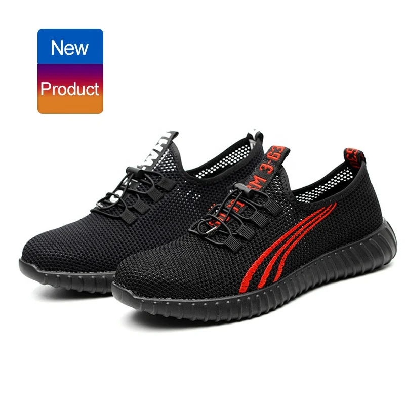 mesh breathable safety shoes anti piercing light weight wear resistant safety work shoes, Black,red
mesh breathable safety shoes anti piercing light weight wear resistant safety work shoes, Black,red