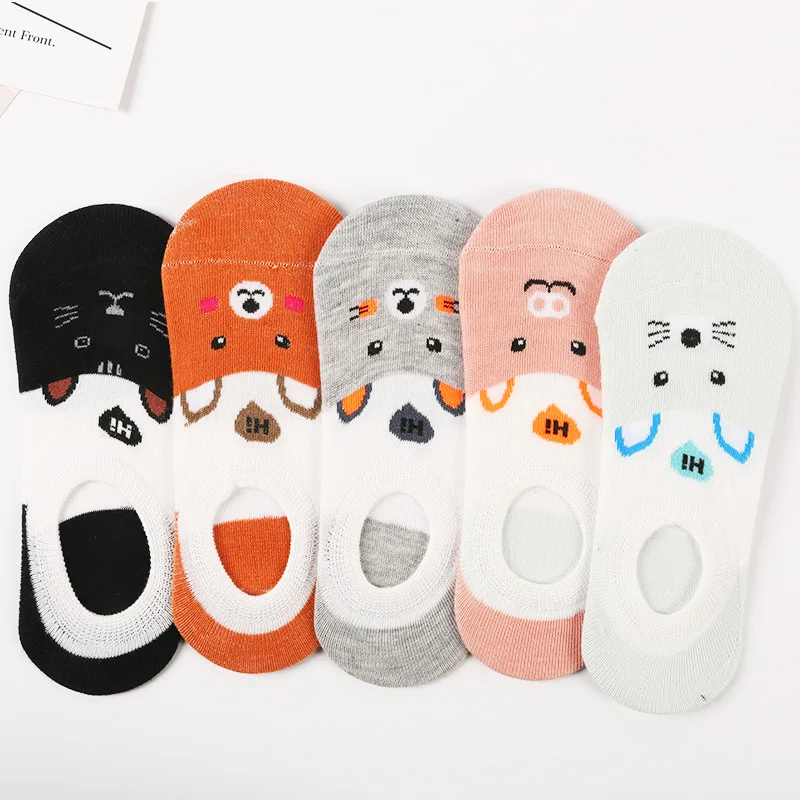 WIIPU Multicolor Polyester Cotton Ladies Shallow Mouth Socks Cute Cat Invisible Socks Cartoon Student Embroidered Boat Socks
WIIPU Multicolor Polyester Cotton Ladies Shallow Mouth Socks Cute Cat Invisible Socks Cartoon Student Embroidered Boat Socks