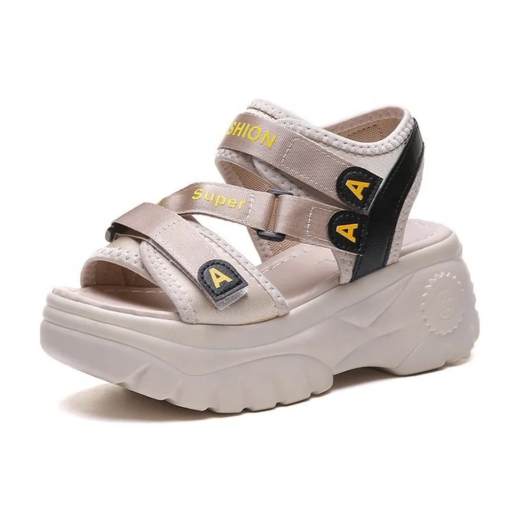 Summer new arrival wholesale fashion design lady girl sandal peep toe thick sole sport platform woman sandal, Khaki ,black
Summer new arrival wholesale fashion design lady girl sandal peep toe thick sole sport platform woman sandal, Khaki ,black