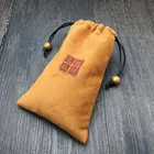 Small Cosmetic Drawstring Velvet Lipstick Bag Pouch
