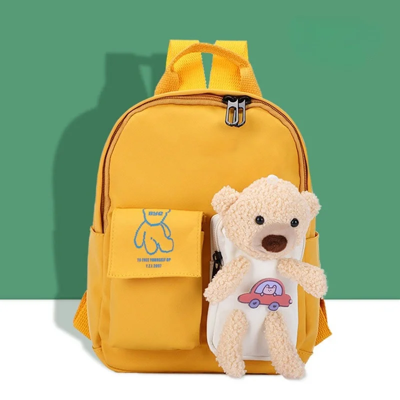 New Fashion Cute Girl Student Backpack Bear Doll Daypack Kindergarten Schoolbag Kid, Picture
New Fashion Cute Girl Student Backpack Bear Doll Daypack Kindergarten Schoolbag Kid, Picture