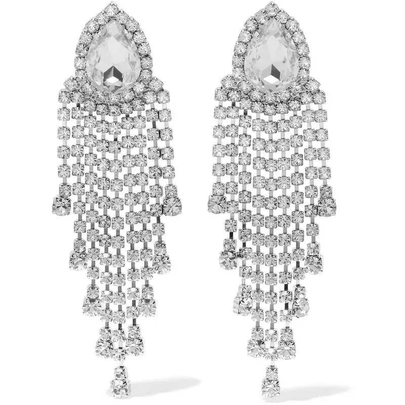 Unique Design Hot Sale ohrringe Luxury Accessories pendientes pendientes de borla Long Tassel Earrings women, Silver color
Unique Design Hot Sale ohrringe Luxury Accessories pendientes pendientes de borla Long Tassel Earrings women, Silver color