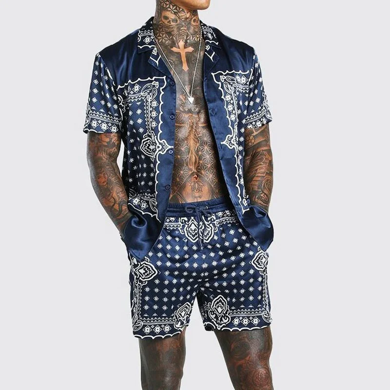 men's summer fast dry short sleeve plus size floral printed casual designer clothing he-man 2pcs set shirt and shorts for men
men's summer fast dry short sleeve plus size floral printed casual designer clothing he-man 2pcs set shirt and shorts for men