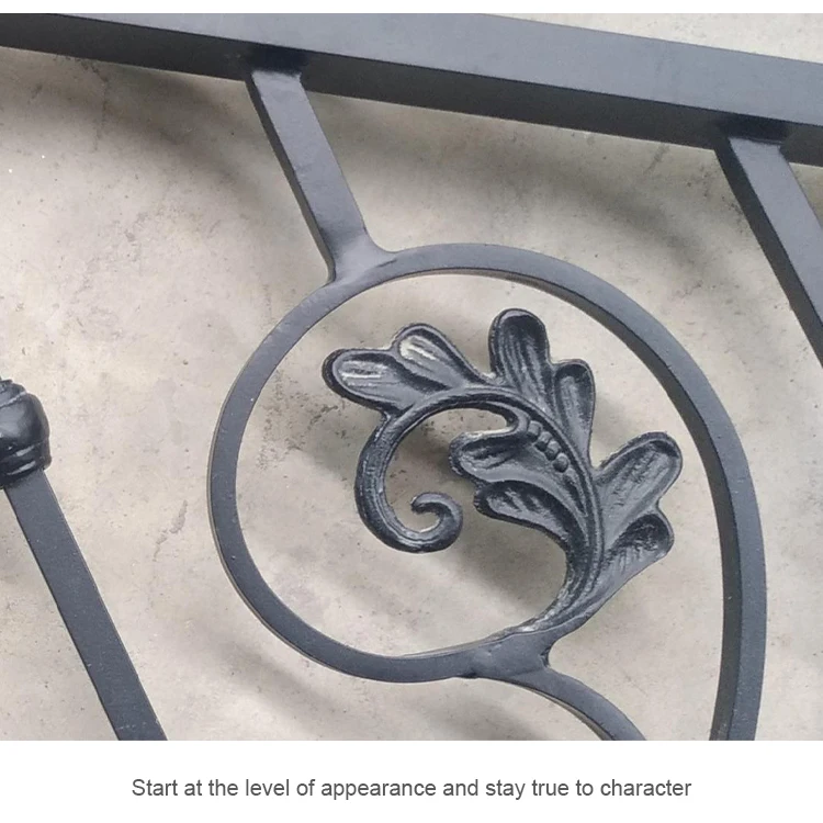 Home garden Residential Wrought Iron Big villa Gate For Outdoor