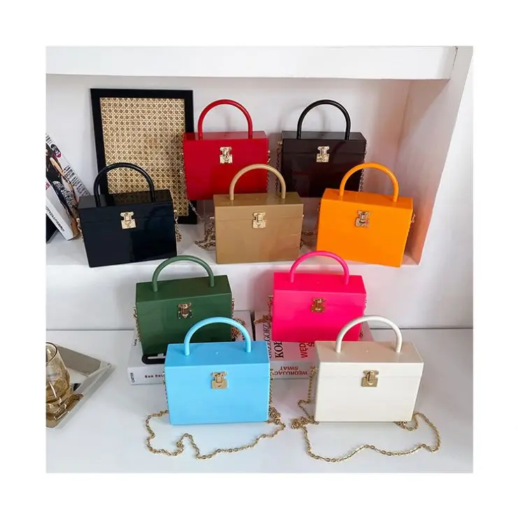 Acrylic Ladies Ins Trendy Flap Handbags 2021 Luxury Chains Shoulder Messenger Purses for Women PVC Designer Purses and Handbags
Acrylic Ladies Ins Trendy Flap Handbags 2021 Luxury Chains Shoulder Messenger Purses for Women PVC Designer Purses and Handbags