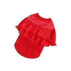 Dog Summer Clothes T-shirt Princess Style Pet Apparel