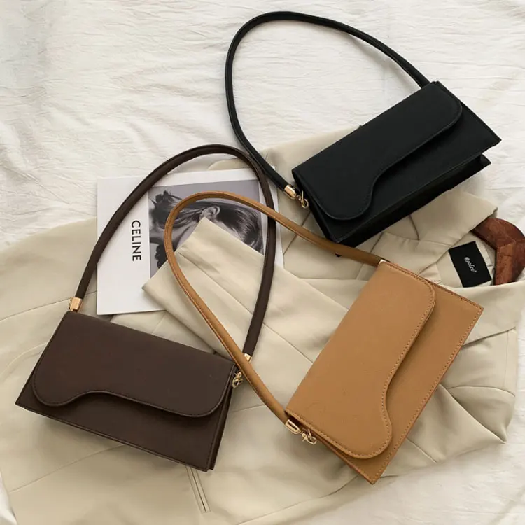 Retro pu ladies shoulder bag temperament trendy underarm bag, Light brown, dark brown, black
Retro pu ladies shoulder bag temperament trendy underarm bag, Light brown, dark brown, black