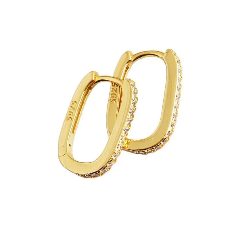 Wholesale Sterling Silver 925 Gold Plated Rectangle Zircon Crystal U Shape Clip on Earring
Wholesale Sterling Silver 925 Gold Plated Rectangle Zircon Crystal U Shape Clip on Earring