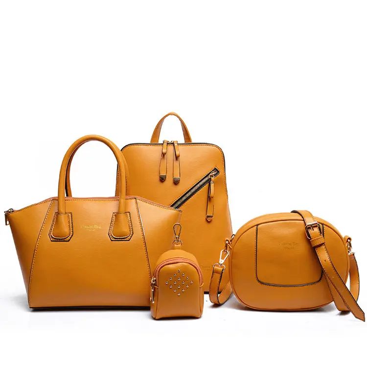 4 Pcs Wholesale Luxury Designers Women Hand Bags Fashion Pu Leather Tote Bag Ladies Purse Handbags Set
4 Pcs Wholesale Luxury Designers Women Hand Bags Fashion Pu Leather Tote Bag Ladies Purse Handbags Set