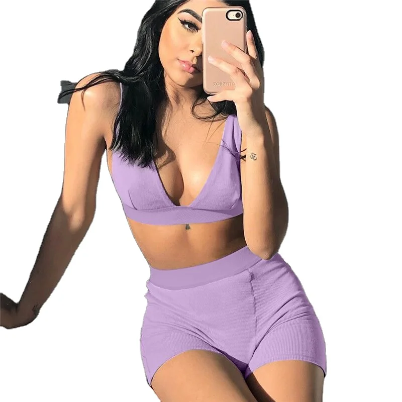 New fashion 2 piece set tracksuits women deep v-neck vest women yoga set shorts comfortable sexy yoga sets fitness women, Picture
New fashion 2 piece set tracksuits women deep v-neck vest women yoga set shorts comfortable sexy yoga sets fitness women, Picture