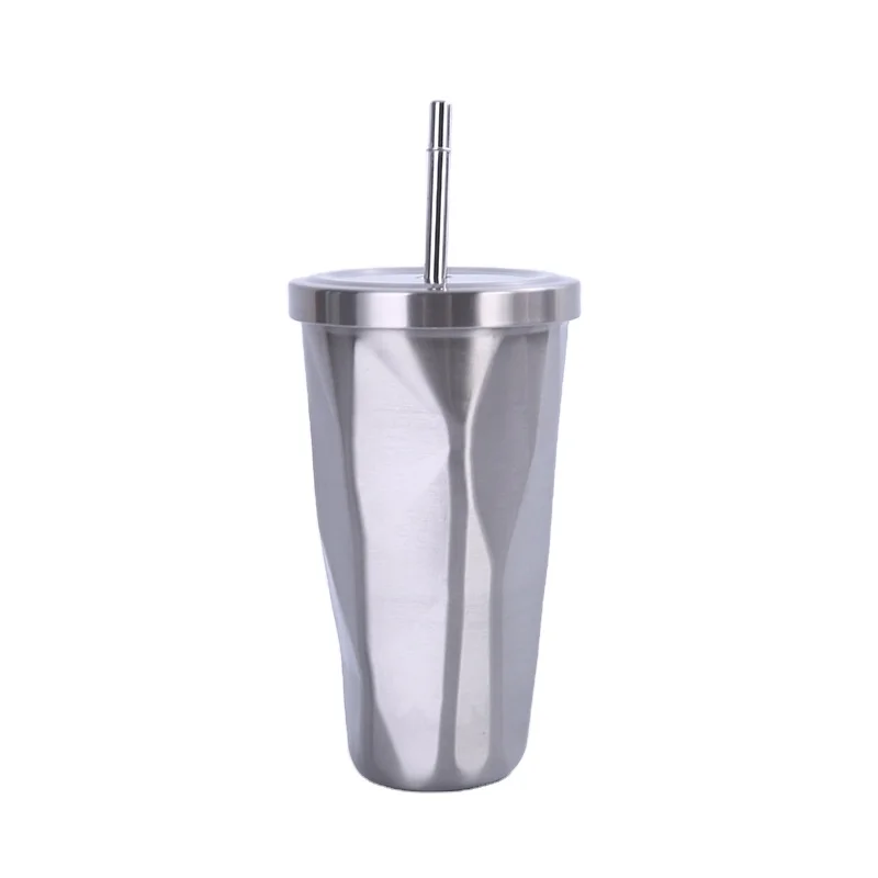 Tumblers 17oz Colored Stainless Steel Reusable Cups with Lids and Straws, Black, white, green and custom color
Tumblers 17oz Colored Stainless Steel Reusable Cups with Lids and Straws, Black, white, green and custom color