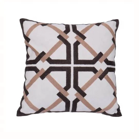 Luxury decorative double sides Embroidery cotton fabric geometric pillow cushion cover
Luxury decorative double sides Embroidery cotton fabric geometric pillow cushion cover