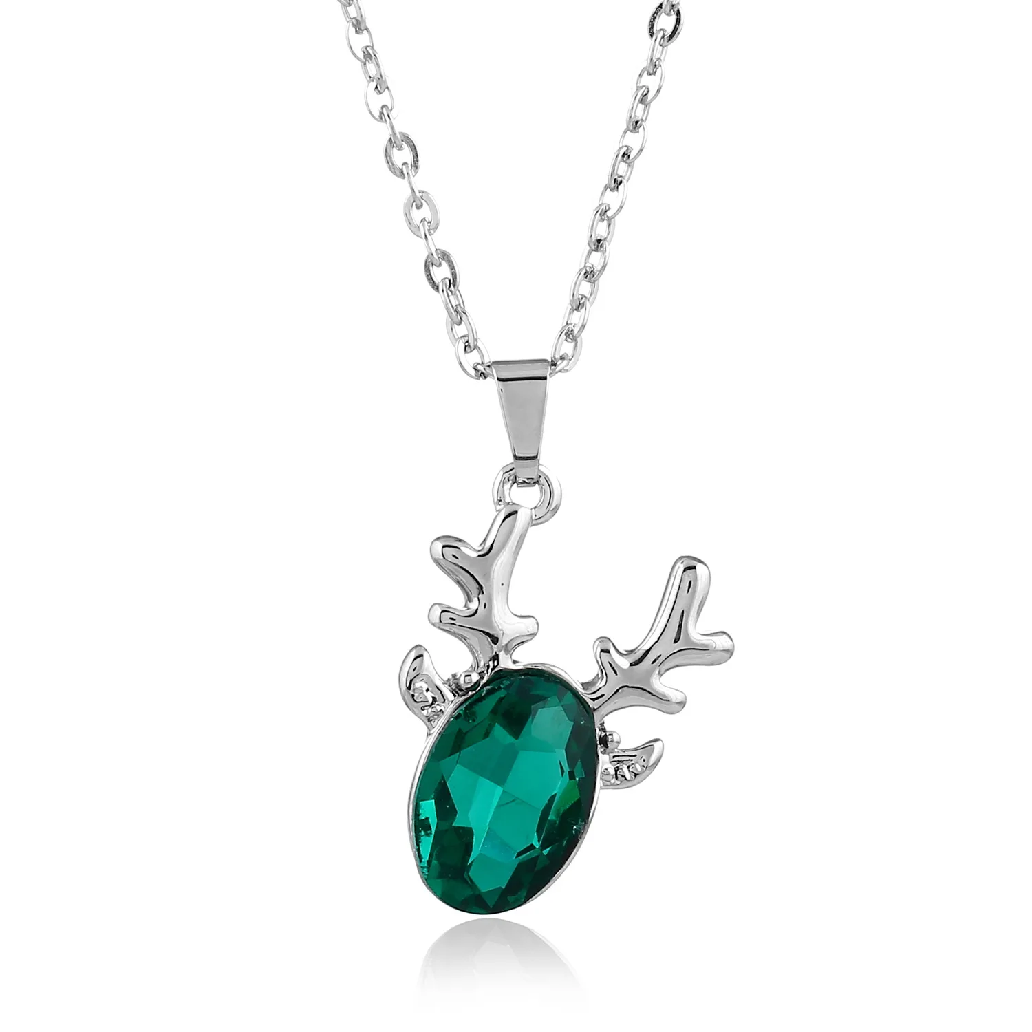 RTS 2021 New Fashion Trend Ins Crystal Antlers Alloy Silver Christmas Alloy 925 Silver Accessories Jewelry Necklace for Women
RTS 2021 New Fashion Trend Ins Crystal Antlers Alloy Silver Christmas Alloy 925 Silver Accessories Jewelry Necklace for Women