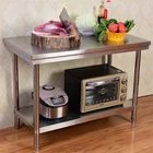 Strong stainless steel equipment filler prep work table for Restaurant work table food prep