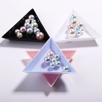 4 color Plastic Triangle Crystal Rhinestone Sorting Container Empty Nail Art Trays For Nail Tool NP80, As picture
4 color Plastic Triangle Crystal Rhinestone Sorting Container Empty Nail Art Trays For Nail Tool NP80, As picture