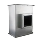 Ventilation acoustic air duct HVAC system rectangular with inner lining