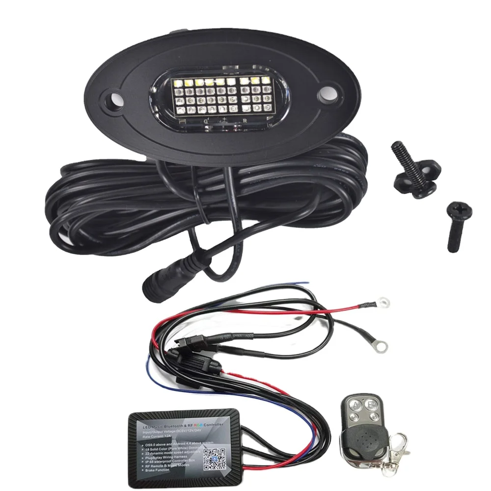 2022 NEWEST The MAX LED Rock Light 36LEDs RGBW Underbody Rock pod light For Truck Off Road ATV UTV Buggy Boat
2022 NEWEST The MAX LED Rock Light 36LEDs RGBW Underbody Rock pod light For Truck Off Road ATV UTV Buggy Boat