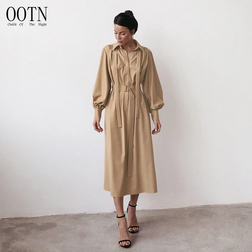 OOTN Evening Autumn Winter Long Sleeve Pullover Maxi Dress Belt Vestido Lady Women Straight Long Dresses Brown Elegant Shirt Dre
OOTN Evening Autumn Winter Long Sleeve Pullover Maxi Dress Belt Vestido Lady Women Straight Long Dresses Brown Elegant Shirt Dre