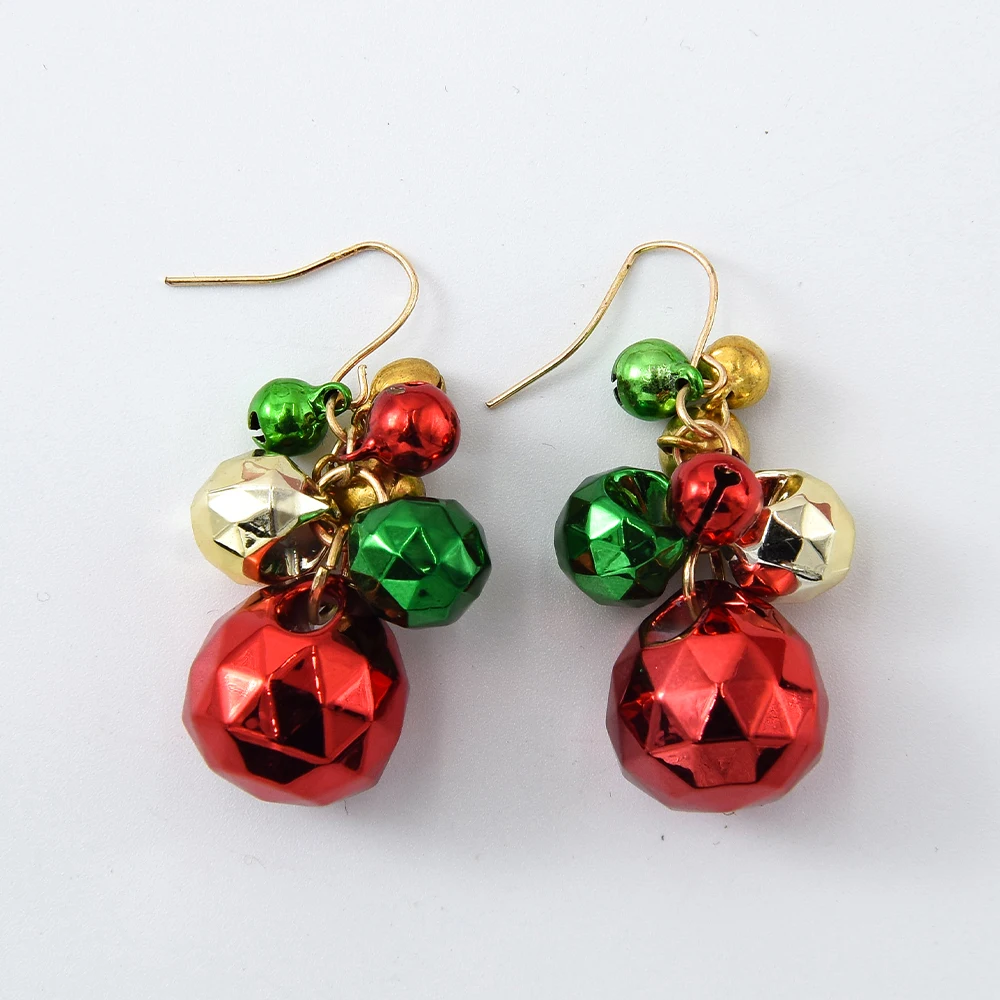 Chinese Factory Women Girls Holiday Party Wear Christmas Bell Christmas Style Color Drop Earrings, Multi
Chinese Factory Women Girls Holiday Party Wear Christmas Bell Christmas Style Color Drop Earrings, Multi