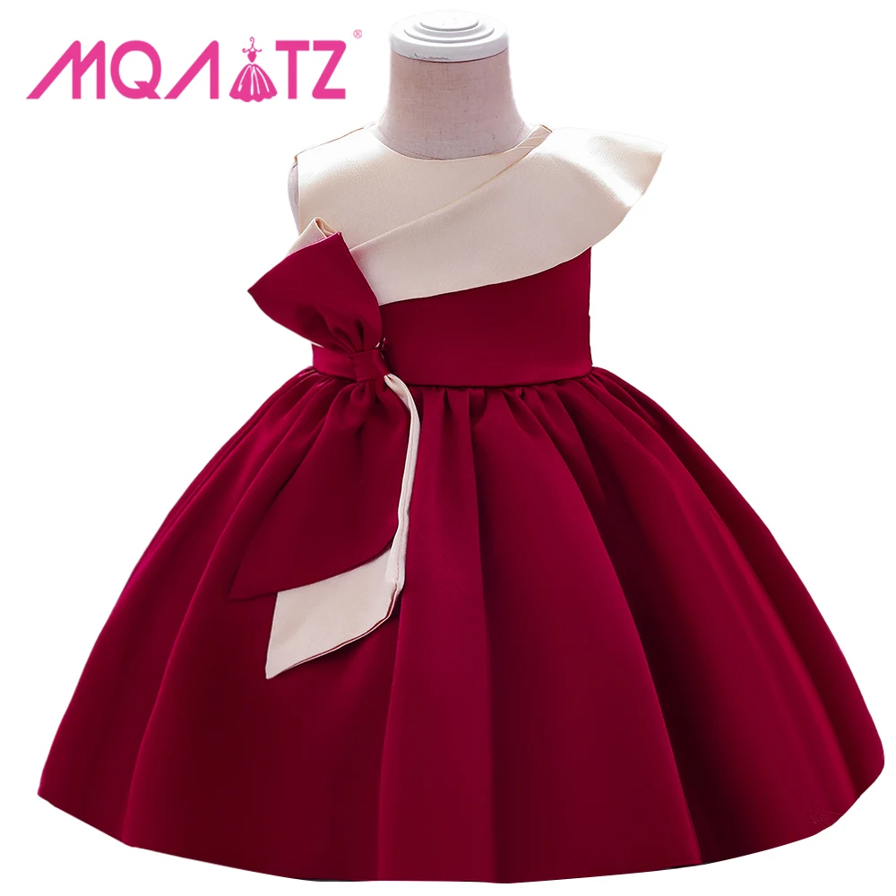 MQATZ 2021 New Arrival Baby Princess Girl Party Wear Bow Dress Kids Clothing Baby Satin Dresses, Skin pink,silver,orange,red,green
MQATZ 2021 New Arrival Baby Princess Girl Party Wear Bow Dress Kids Clothing Baby Satin Dresses, Skin pink,silver,orange,red,green