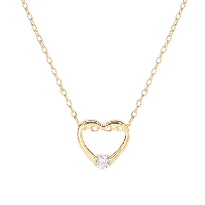Best Selling 925 sterling Silver Heart Necklace With Zircon Women Gold Necklace Jewelry, Gold,silver
Best Selling 925 sterling Silver Heart Necklace With Zircon Women Gold Necklace Jewelry, Gold,silver