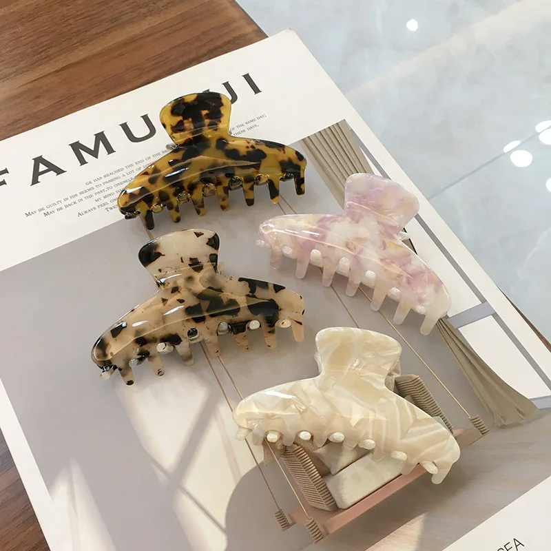 Ins Hot Selling Claw Clips Hair Accessories Simple Elegant Acetate Women Hair Claw Clips
Ins Hot Selling Claw Clips Hair Accessories Simple Elegant Acetate Women Hair Claw Clips
