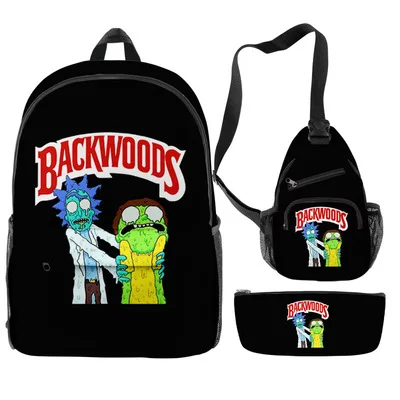 Wholesale customized 2021 3 piece set Rick+Morty backpack bags backwoods+Fashion backpacks waterproof back pack bag school
Wholesale customized 2021 3 piece set Rick+Morty backpack bags backwoods+Fashion backpacks waterproof back pack bag school