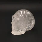 wholesale Semi-precious Stone Engraving Carving Hand Carved Crystal Skulls Statue Ornament For Sale